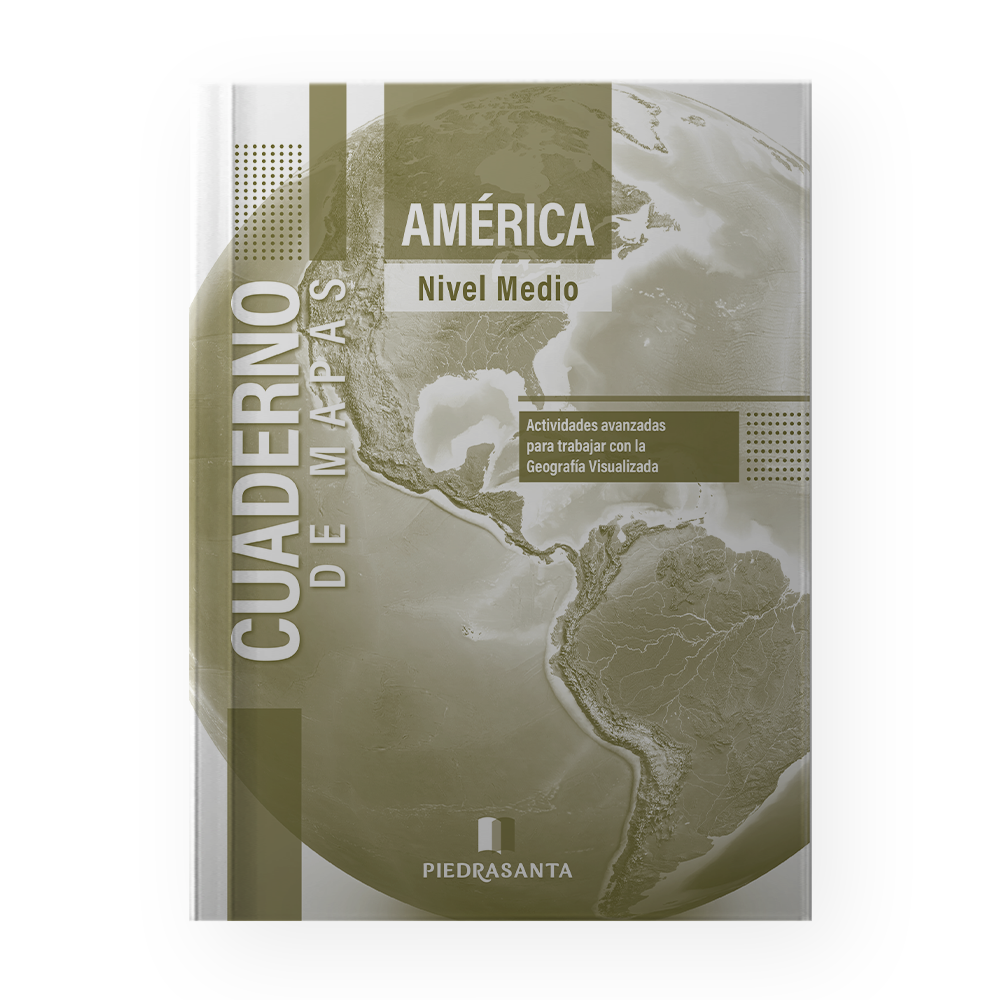 [ULTIMA EDICION] AMERICA CUADERNO DE MAPAS MEDIO | PIEDRASANTA
