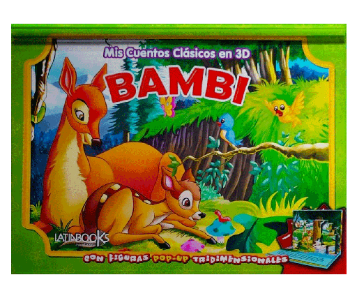 MIS CUENTOS CLASICOS 3D COLECCION: BAMBI | LATINBOOKS