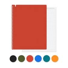 [19742-CUADROS] CUADERNO ESPIRAL SUAVE 100H PLASTICO CUADROS | FAST