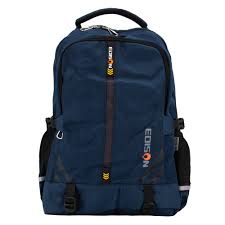 [20514] MOCHILA 18" 2430 AZUL NEGRO | EDISON