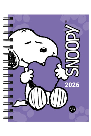[AG-26-041] AGENDA SNOOPY 2026 VIOLETA | V&R
