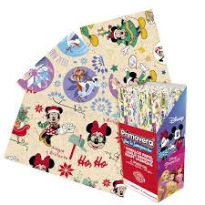 [19647] PAPEL DE REGALO DISNEY NAVIDAD KRAFT ROLLO 70CMX2M | PRIMAVERA