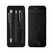[20291] BOLIGRAFO Y PLUMA FUENTE POLY PEN 241050 NEGRO | FABER CASTELL