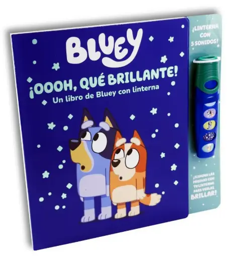 [602705] BLUEY ¡OOOH QUE BRILLANTE! LINTERNA  | PIKIDS