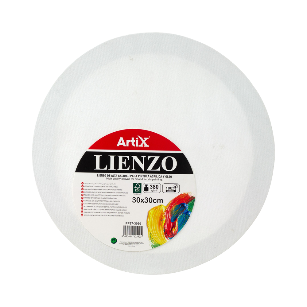 [15383-3030] BASTIDOR LIENZO CANVAS (REDONDO30X30)