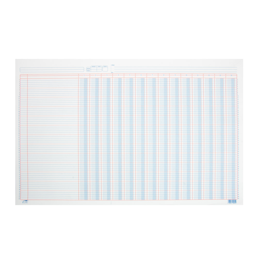 [01267] BLOCK TABULAR 14 COLUMNAS 50 HOJAS | FAST