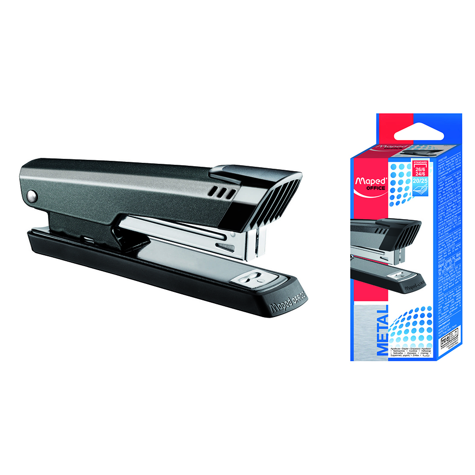 ENGRAPADORA MEDIA TIRA METAL 20/25 HOJAS 354311 | MAPED