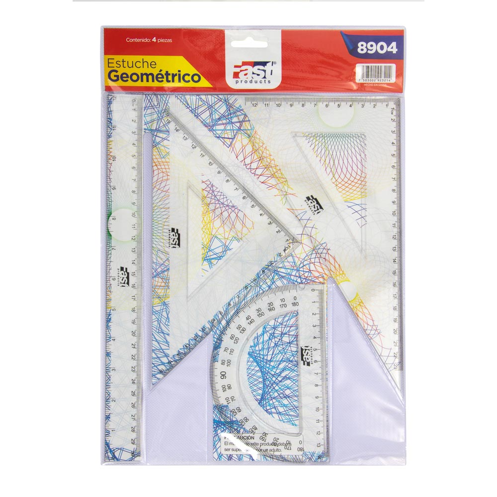 [09408] ESTUCHE GEOMETRICO GRANDE 8904 | FAST