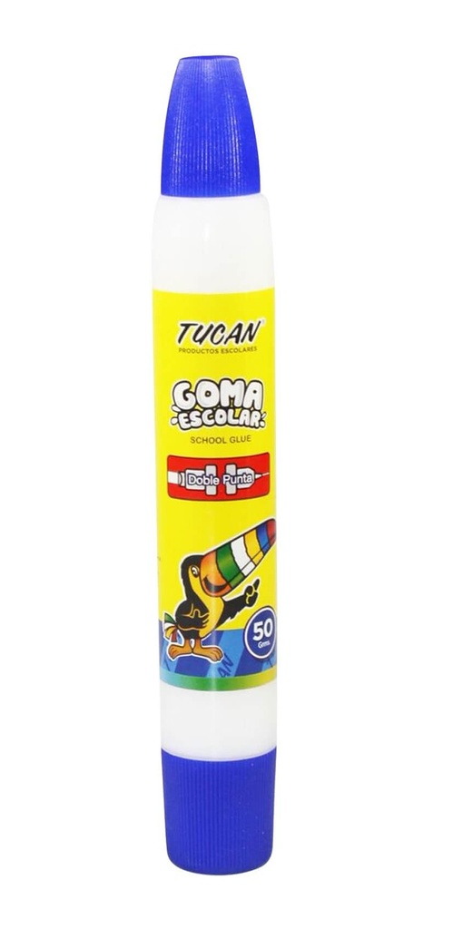 [13391] GOMA BLANCA DOBLE PUNTA 50GR | TUCAN