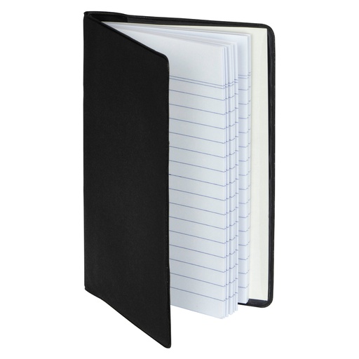 [00460] LIBRETA CON FUNDA PLASTICA NEGRA 60HOJAS | MULTIMARCA