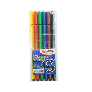 [72367] MARCADORES ESCOLARES 6 COLORES SYSABE | SYSABE