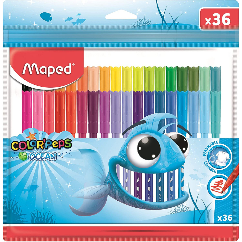 [20707047] MARCADORES ESCOLARES PEPS 36 COLORES 845725 | MAPED