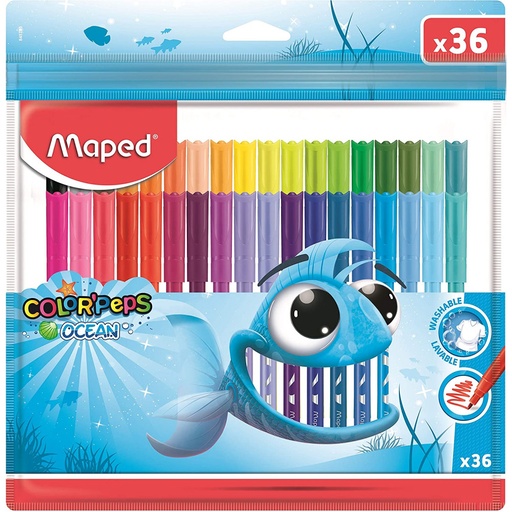 [20707047] MARCADORES ESCOLARES PEPS 36 COLORES 845725 | MAPED