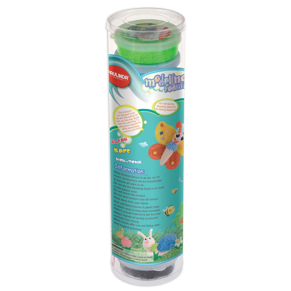 MASA MOLDEABLE BOTE 28GR X12 COLORES | PAULINDA