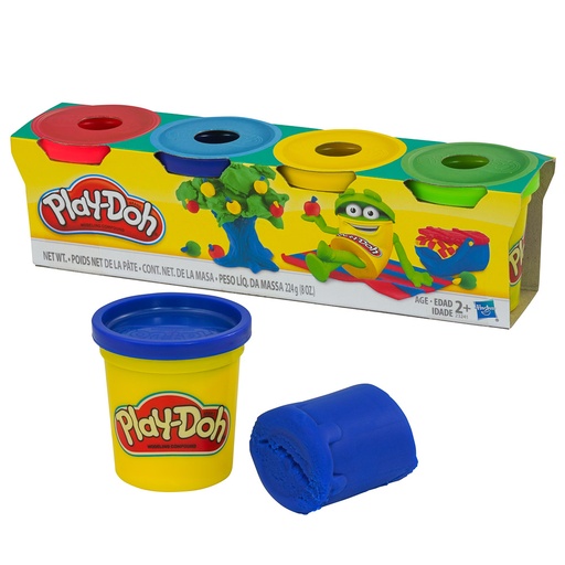 [55045] PLASTICINA MINI PACK X4 8OZ 23241 | PLAY-DOH