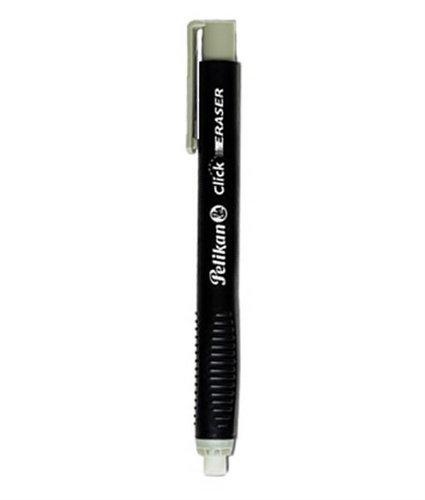 [12601008] PORTABORRADOR TIPO LAPIZ CLICK NEGRO/GRIS 0638000 | PELIKAN