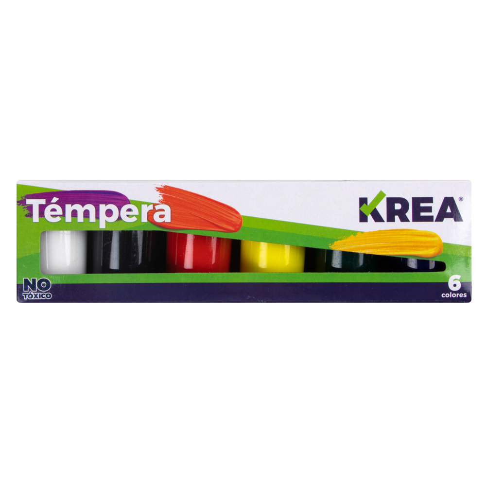 [18496] TEMPERA 6 COLORES 20ML | KREA