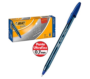 BOLIGRAFO CRISTAL ULTRAFINE PRECISION Y SUAVIDAD PUNTA FINA 0.7MM | BIC