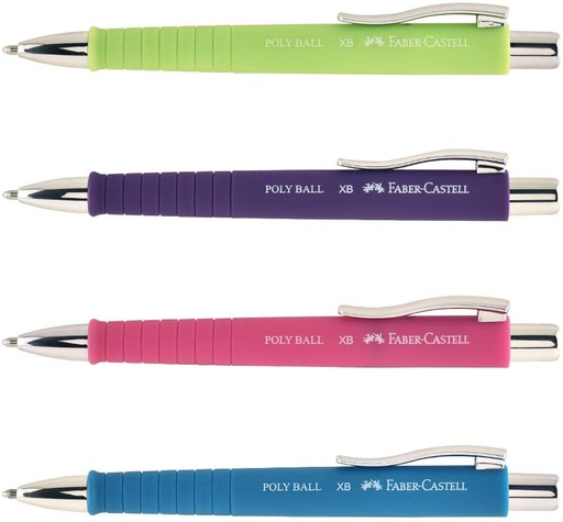 BOLIGRAFO POLLY BALL TINTA AZUL 241151/241199 COLORES SURTIDOS | FABER CASTELL