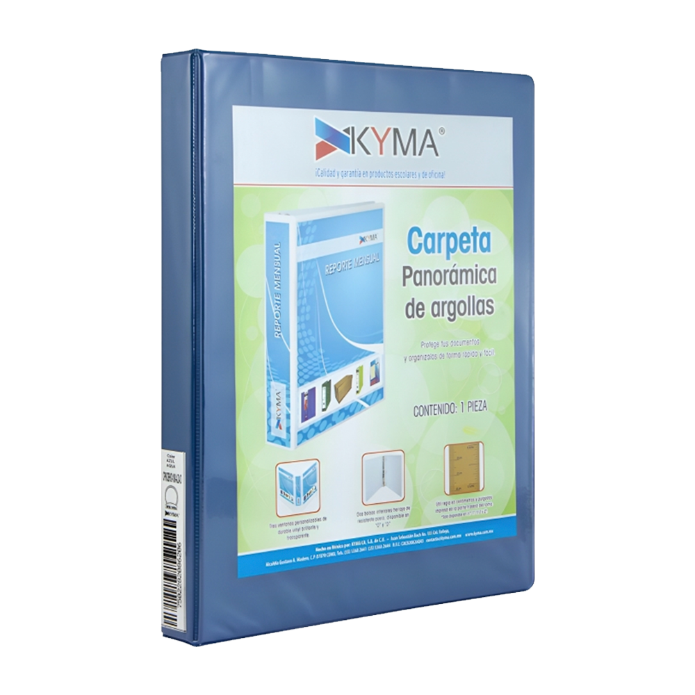 CARTAPACIO CON FUNDA OFICIO 1" COLORES SURTIDOS | KYMA