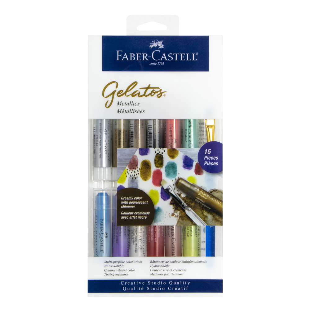 CRAYONES DE CERA GELATO 15 COLORES | FABER CASTELL