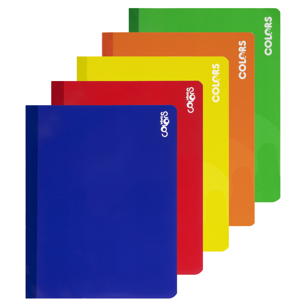 CUADERNO COSIDO COLORES 100HOJAS SURTIDOS | VIVO